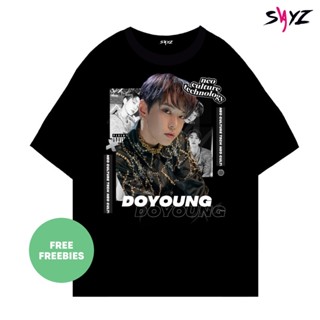 เสื้อยืดสีดำอินเทรนด์(พร้อมส่ง) เสื้อเชิ้ต Doyoung NCT U Make A Wish ver | Kim Doyoung เสื้อเชิ้ต Kpop by sayzco fanmade