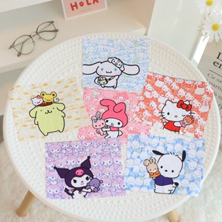 ผ้าเช็ดแว่น ลายการ์ตูน Sanrio สําหรับทําความสะอาดหน้าจอโทรศัพท์มือถือ เลนส์คอมพิวเตอร์