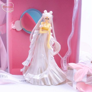 Mxbeauty ตุ๊กตาฟิกเกอร์แอกชัน อนิเมะเซเลอร์มูน Tsukino Usagi ชุดแต่งงาน ของเล่นสําหรับเด็ก