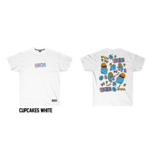 【เสื้อยืดใหม่】brigade clothing - cupcakes (white)