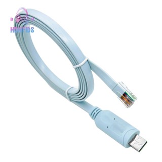 สายเคเบิลคอนโซล USB RJ45 6 ฟุต FTDI Windows 8 7 Vista MAC Linux RS232