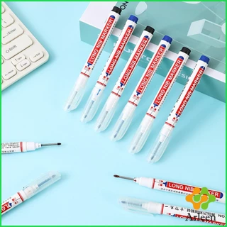 Arleen ปากกามาร์คเกอร์ พร้อมส่ง ปากกามาร์คเกอร์หัวยาว งานไม้ marking pen