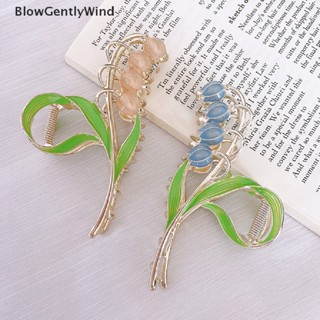 Blowgentlywind กิ๊บติดผม รูปดอกไม้ ประดับบลูเบลล์ หรูหรา