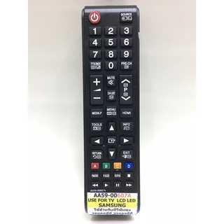 รีโมททีวี Samsung รุ่น Samsung AA59-00607A ใช้ได้กับ Samsung TV ทุกรุ่น Samsung จอแบน LCD / LED