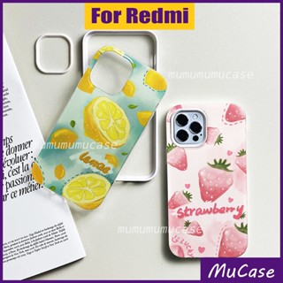 3 IN 1 เคสโทรศัพท์มือถือแบบใส สีมาการอง สําหรับ Xiaomi Redmi Note 9 9A 9i 9C 9T 10 8 10S 11 11S Pro Max 4G 5G