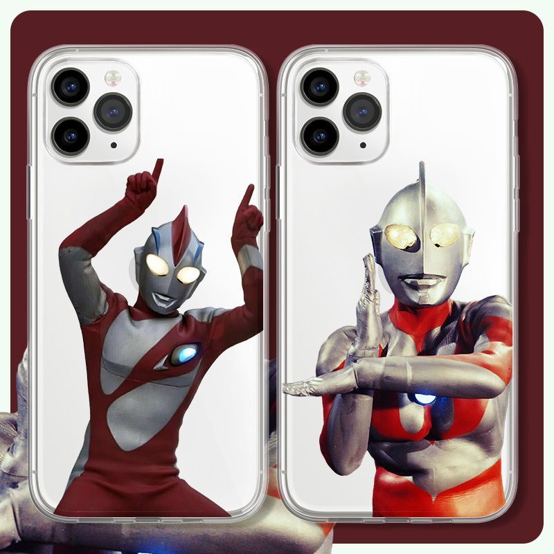 เคสโทรศัพท์มือถือแบบนิ่ม tpu ใส กันกระแทก ลายอุลตร้าแมน สําหรับ Iphone 14plus xr xsm 6 plus 14 7 13 pro 14pro max 13 14pro 11 12 12 mini X