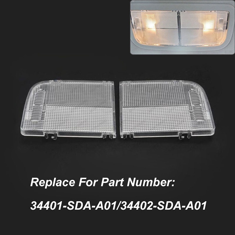 【ขายดี สไตล์】ฝาครอบเลนส์ไฟหน้าหลังคารถยนต์ 34402-SDA-A01 สําหรับ Honda Accord Odyssey