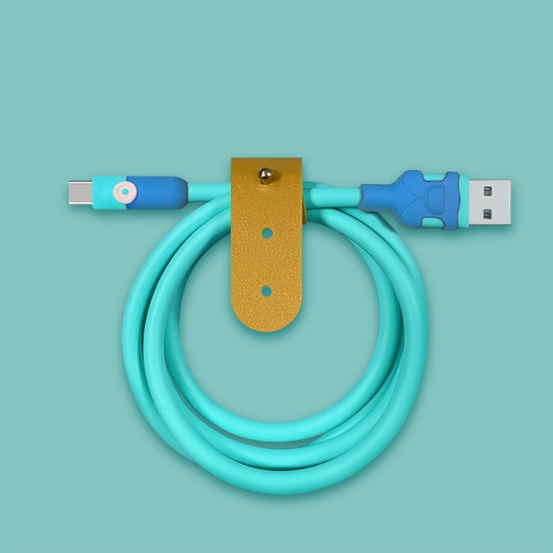 สายชาร์จเร็ว Type C สายเคเบิลซิลิโคน สําหรับ Micro Usb Type-C สายชาร์จข้อมูล สําหรับ Xiaomi Android สายเคเบิลข้อมูล QuickUSB C - รูปที่ 4