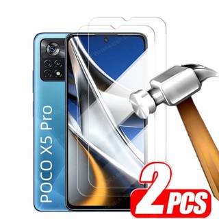 2AK 2Pieces Full Cover Tempered Glass 9H Premium Screen Protector HD Film For Xiaomi Poco X5 x4 x3 M4 Pro 4G 5G Mi 13 12 11 Lite 12T 11T 10T pro