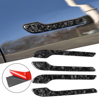 ⚡READYSTOCK⚡Door Handle Cover 1pcs Black For Tesla Model 3 Model Y Practical To Use