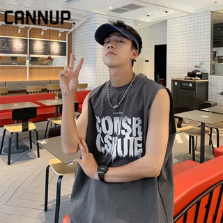 CANNUP เสื้อแขนกุด เสื้อกล้ามผู้ชาย เสื้อกล้ามเกาหลี C28A0BX