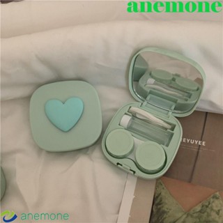 Anemone ผู้หญิง คอนแทคเลนส์ เคสแว่นตา สําหรับเด็กผู้หญิง หัวใจ เคสพยาบาล รัก การ์ตูนเกาหลี ที่เก็บแว่นตา