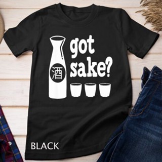 เสื้อยืด ผ้าฝ้าย ระบายอากาศได้ดี ลาย Got Sake Tokyo Rice Wine สไตล์ญี่ปุ่น