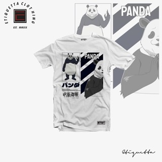 พร้อมส่ง Anime Shirt - ETQTCo. - Jujutsu Kaisen - Panda การเปิดตัวผลิตภัณฑ์ใหม่ T-shirt