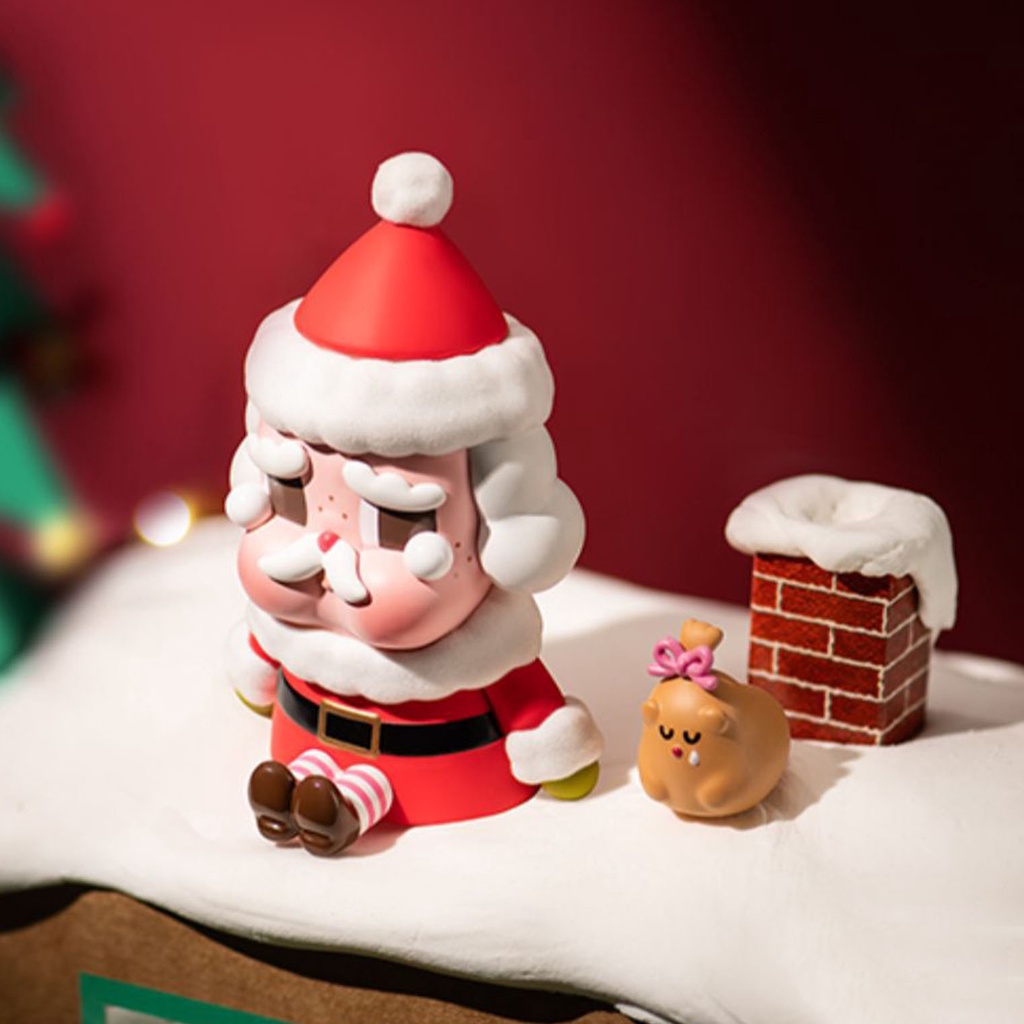 ฟิกเกอร์ crybaby crybaby Christmas Lonely Series สําหรับตกแต่งรถยนต์