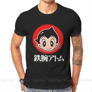 เสื้อยืดคอกลม แขนสั้น ผ้าฝ้ายแท้ พิมพ์ลาย Astro Boy สไตล์ญี่ปุ่น สําหรับผู้ชาย และผู้หญิง