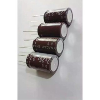 (50ชิ้น) Capacitor 25F 2.7V (=25ล้านไมโคร) ซุปเปอร์คาปาซิเตอร์ สีน้ำตาล ขนาด16x25mm DYNACAP ELNA ของแท้จากโรงงาน