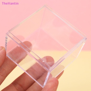 Thevantin กล่องอะคริลิคใส ทรงสี่เหลี่ยม 5 ด้าน สําหรับใส่เครื่องประดับ