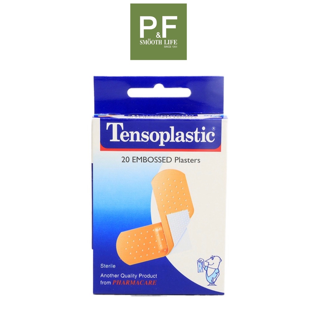 Tensoplastic เทนโซพลาสติค พลาสเตอร์ปิดแผล เชียร์ XL กล่อง 20 ชิ้น