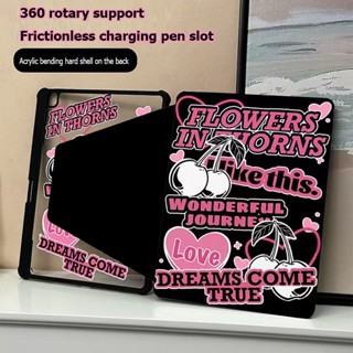 【จัดส่งภายใน48ชั่วโมง】 เคส for iPadหมุน 360° gen 7 gen 8 gen 910.2 แผ่นหลังอะครีลิ for เคสไอแพด Air4 /air 510.9 pro11