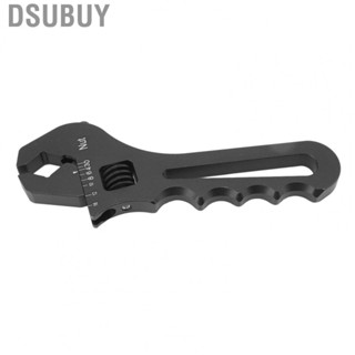 Dsubuy Hose Fitting Adjustable Wrench  Black Lightweight Adjustable Wrench Aluminum Alloy  for Car Modification