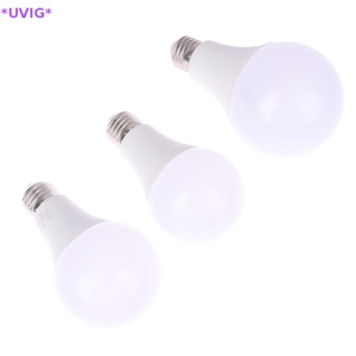 Uvig&gt; ใหม่ หลอดไฟสปอตไลท์ LED E27 5W 7W 9W 12W 15W 18W สีขาวอบอุ่น