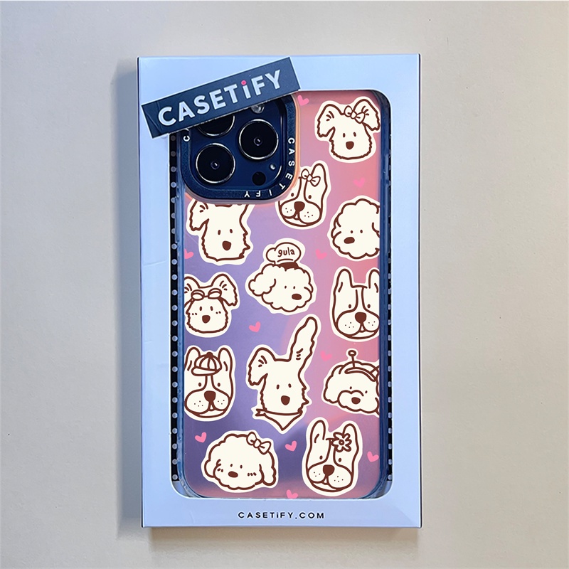 Casetify X เคสโทรศัพท์มือถือ PC TPU แบบแข็ง ลาย Diandian Party Laser สําหรับ IPhone 14 Pro MAX 14 Plus 13 Pro MAX 12 Pro MAX 11 Pro MAX XS MAX XR X