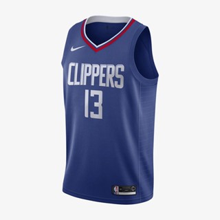 พร้อมส่ง เสื้อกีฬาบาสเก็ตบอล ลายทีม Paul George Jersey Clippers Season NBA Pepper PG สไตล์คลาสสิก สําหรับผู้ชาย 190478