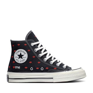 Converse รองเท้าผ้าใบ Sneakers CHUCK 70 CRAFTED WITH LOVE HI BLACK ผู้หญิง สีดำ - A01600CS2BKXX