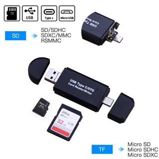 เครื่องอ่านการ์ด TF Sd Usb 2.0 Cardreader Micro Sd Card To Usb Adaper Smart Card Reader Memory Lector De Tarjetas อุปกรณ์เสริมแล็ปท็อป