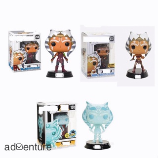 Adven โมเดลฟิกเกอร์ Funko Pop Star Wars Ahsoka Tano สําหรับแฟนคลับ เก็บสะสม ของขวัญ