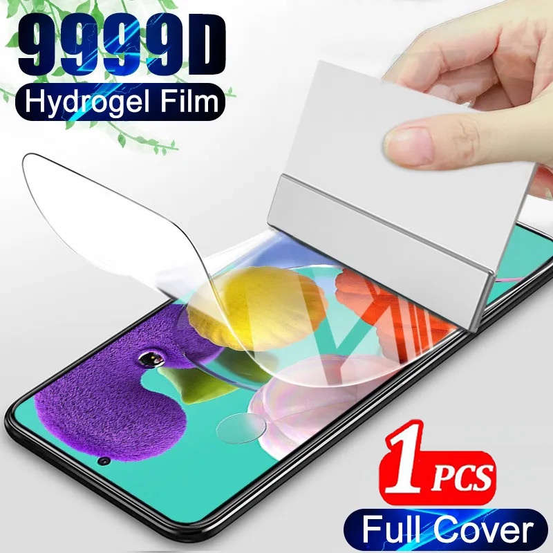 ฟิล์มไฮโดรเจลผิวโค้งเต็มรูปแบบใช้สำหรับ Samsung Galaxy A56 A36 A26 A16 A06 S24+ Ultra A55 A35 S23 S2