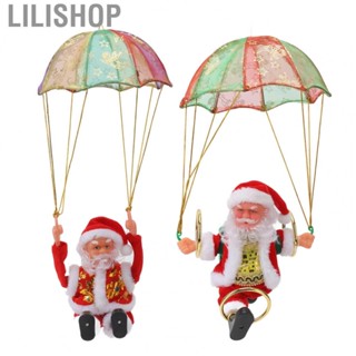 Lilishop Parachute Christmas Ornaments Fleece PC Parachute Old Man Ornaments for Kids for Window