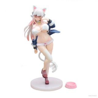 Hq2 SUPERSONICO โมเดลฟิกเกอร์ รูปแมว สีขาว ถอดได้ ของเล่น ของสะสม สําหรับเด็ก ตกแต่งบ้าน QH2