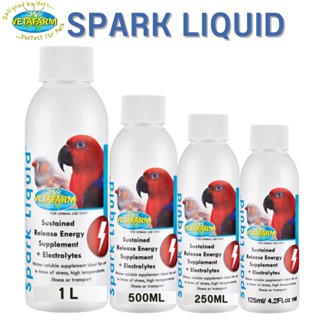 Vetafarm SPARK LIQUID สปารค์ ลิควิด สินค้าสะอาด สดใหม่ (เกลือแร่บูสพลังงานสัตว์เลี้ยง)