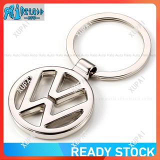 Rto 【พร้อมส่ง】พวงกุญแจโลหะสเตนเลส ลายโลโก้รถยนต์ สําหรับ Volkswagen