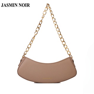 Jasmin NOIR กระเป๋าสะพายไหล่ สะพายข้าง หนัง Pu เรียบง่าย สไตล์เรโทร สําหรับผู้หญิง