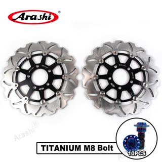 Arashi ดิสก์เบรกหน้า CNC สําหรับ SUZUKI DL V-STROM 650 2004-2006 DL650 DL VSTROM 1000 DL1000 2002 2003 2004 2005 2006 2007 2008 2009 2010