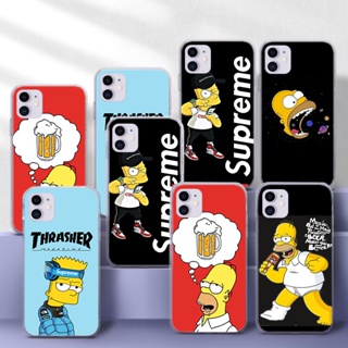 เคสโทรศัพท์มือถือแบบนิ่ม TPU ใส ลาย The Simpsons 248A สําหรับ Samsung A51 A52 A52S A6 Plus A7 A70 A71 A72 A8