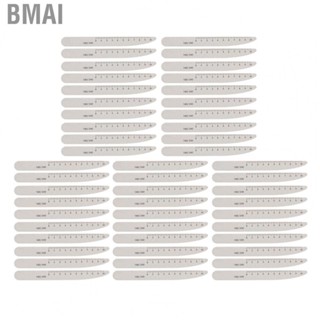 Bmai Nail File  50pcs Safe Double Sided Manicure Tool Smoothing Washable Polishing Reusable Nail File Graduated  for Women for Nail Salon