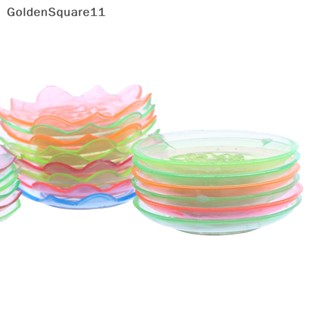 Goldensquare แผ่นพลาสติก ขนาดเล็ก สําหรับตกแต่งบ้านตุ๊กตา 20 ชิ้น