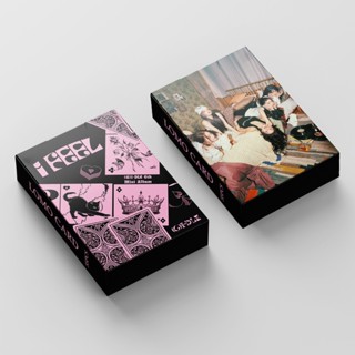 โปสการ์ดโลโม่ อัลบั้ม I-DLE 6th Mini I FEEL Photocards SHUHUA MINNIE YUQI MIYEON SOYEON GIDLE Queencard Kpop สินค้าราคาถูก 55 ชิ้น ต่อกล่อง