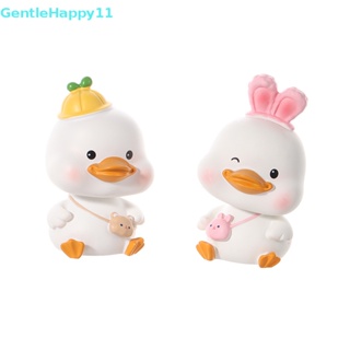 Gentlehappy ที่คาดผมเรซิ่น รูปโบว์ เป็ดน่ารัก เครื่องประดับ สําหรับตกแต่งรถยนต์