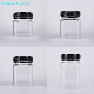 Habitatport ขวดโหลพลาสติกใส สําหรับใส่น้ําผึ้ง อาหารในตู้เย็น