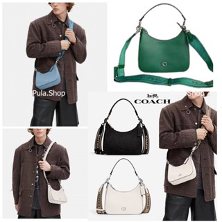 กระเป๋าสะพาย ทรงโฮโบ CJ842 HOBO CROSSBODY CANVAS 005/007