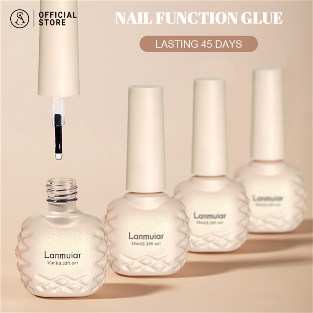 LANMUIAR Top Coat (เคลือบสีเล็บเจล)/base coat/MATTE TOP UV LED Gel Polish Soak Off ทาเล็บเจล สีทาเล็บเจล สีเจล ยาทาเล็บเจล(10ML)(Vrru)