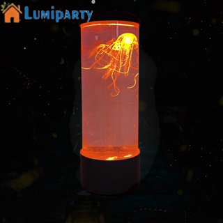 Lumiparty โคมไฟ Led รูปแมงกะพรุน เปลี่ยนสีได้ ชาร์จ Usb สําหรับตกแต่งบ้าน ห้องนอน ห้องนั่งเล่น