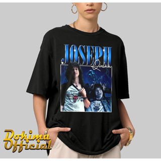 เสื้อยืด ผ้าฝ้าย พิมพ์ลาย Joseph Quinn สไตล์วินเทจ สําหรับผู้ชาย และผู้หญิง