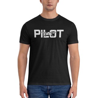 เสื้อยืด ทรงหลวม ลาย Drone Pilot