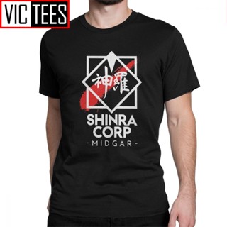 เสื้อยืดแขนสั้น ผ้าฝ้ายแท้ พิมพ์ลายเมฆ Ff7 Video Game Strife Shinra Chocobo สไตล์วินเทจ ขนาดใหญ่ สําหรับผู้ชาย